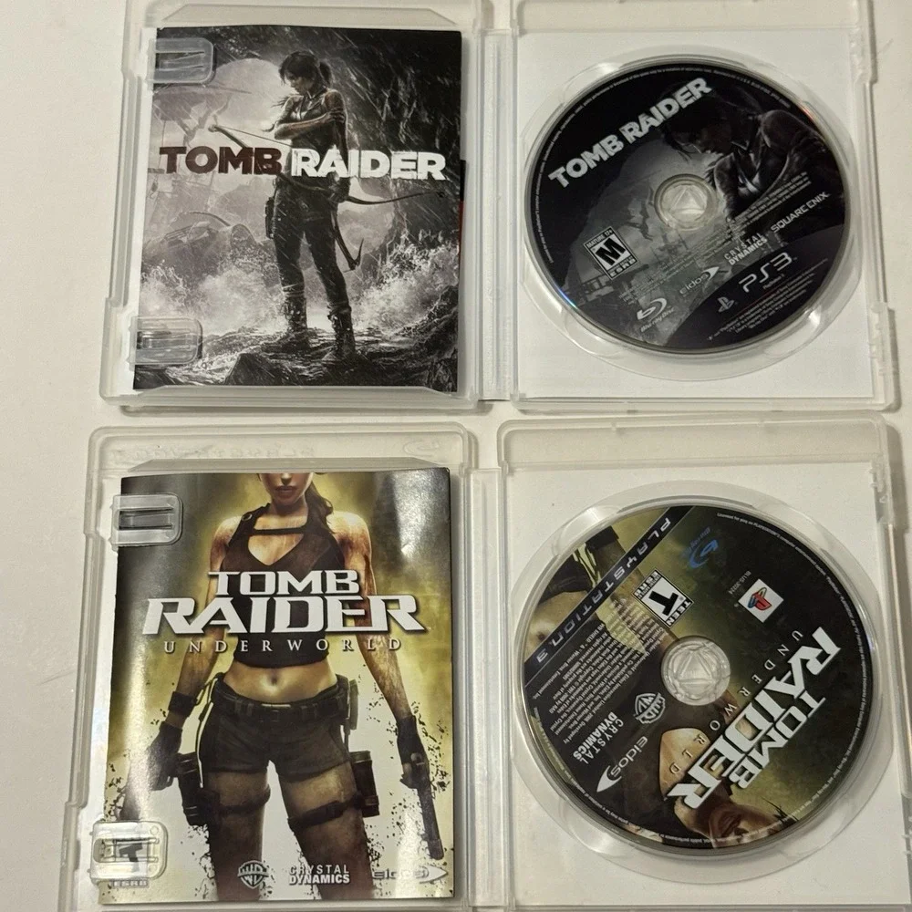 Tomb Raider: Underworld (Sony PlayStation 3, 2008) CIB Tested 2019 Lot